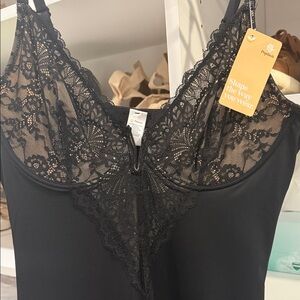 POPILUSH black lace shapewear Elegant Black Lace Jumpsuit